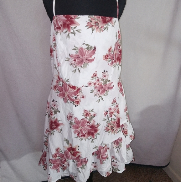Rue21 Floral Midi Dress - Pink and White - Picture 1 of 11